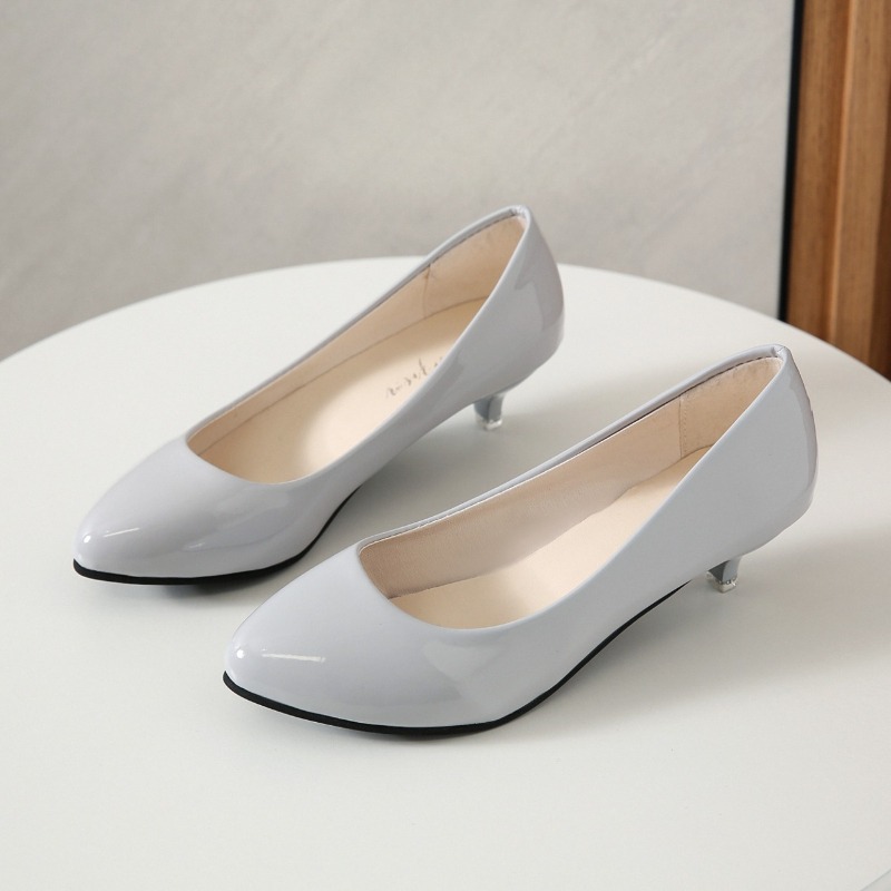 Women'S Shoes Professional - Large size 35-42 soft women's mid-heel