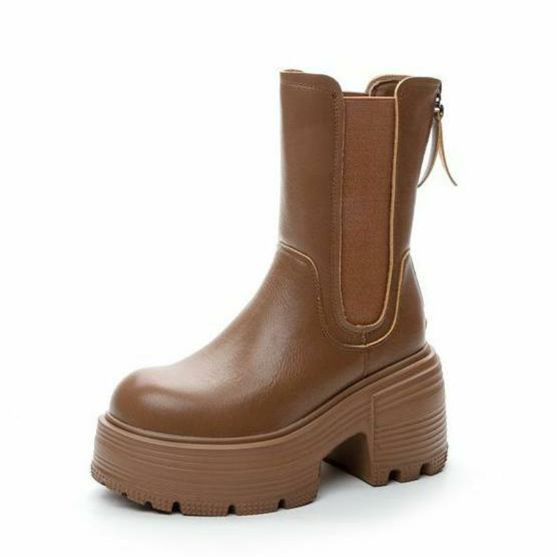 Women'S Shoes High Arch Support - 9cm New ROME Genuine Leather Ankle