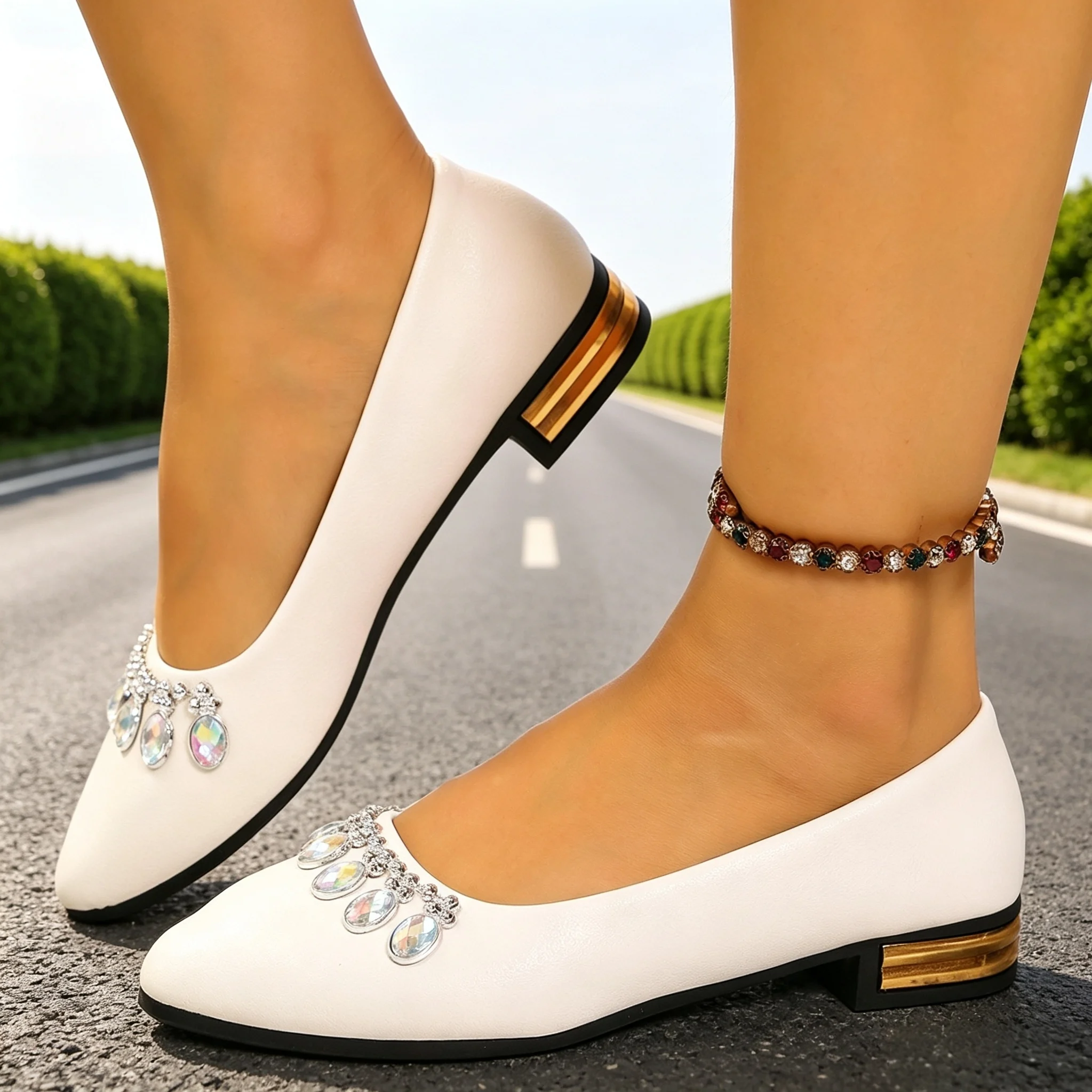Shoes For Women Flats - Women Flats Pointed Toe Ballet Shoes