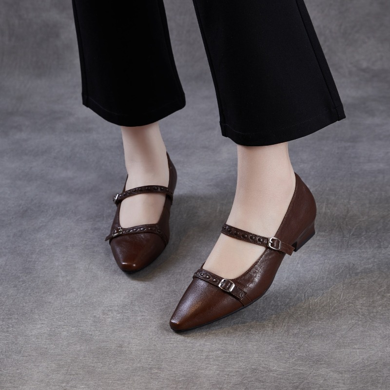 Brown Black Korea Women Flats  - огляд і ціна Shoes For Women Flats