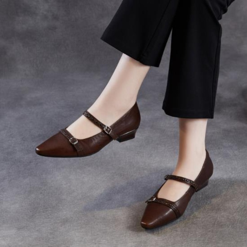 Brown Black Korea Women Flats  - огляд і ціна Shoes For Women Flats