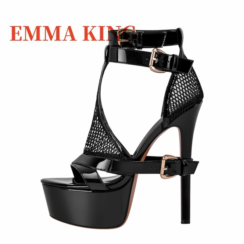 Yellow Mesh Platform Heeled Sa - огляд і ціна Women'S Shoes Yellow