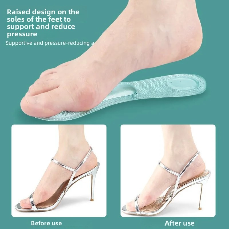 1 Pair Transparent Silicone Ar - огляд і ціна Women'S Shoes High Arch Support