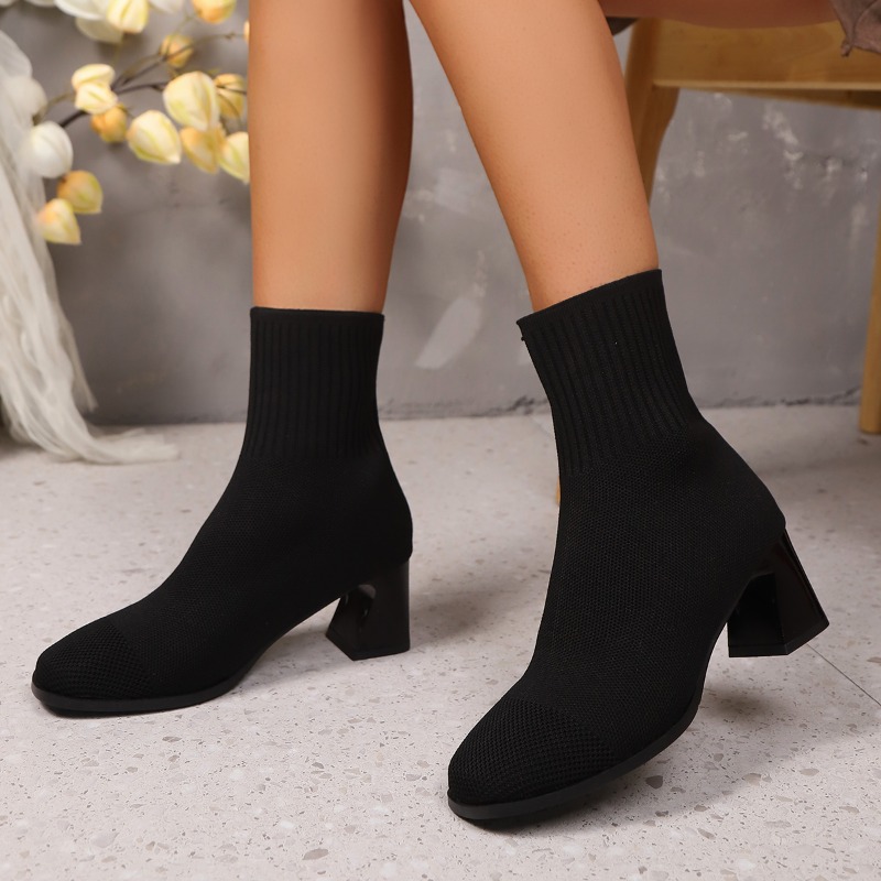 Women's Ankle Boots Knitted He - огляд і ціна Women'S Shoes Yellow
