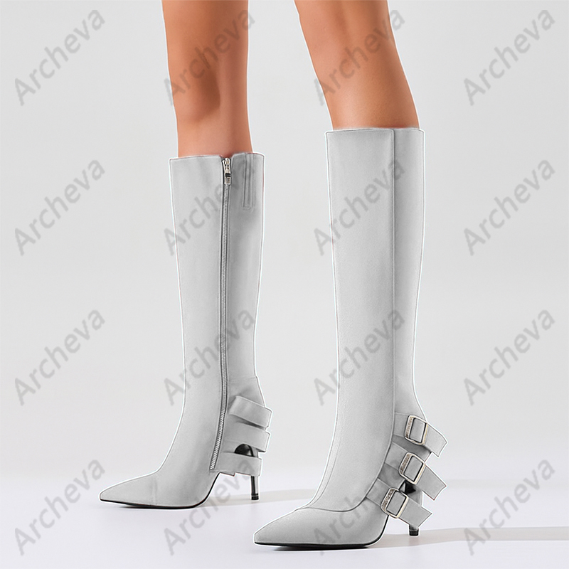 Archeva Handmade Brown Knee-Hi - огляд і ціна Zip Up Boots Short