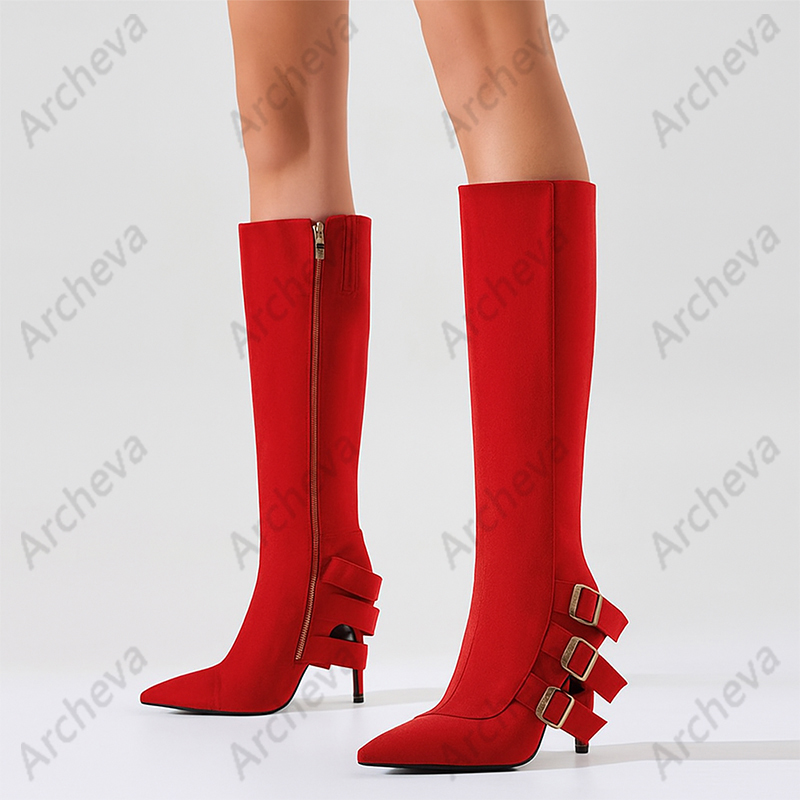 Archeva Handmade Brown Knee-Hi - огляд і ціна Zip Up Boots Short