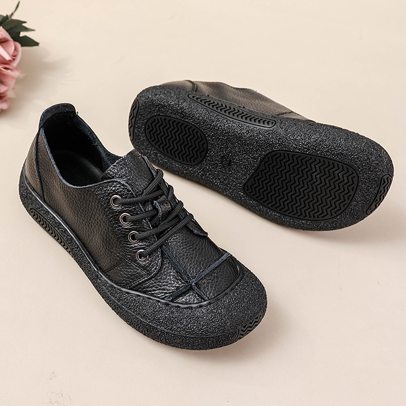 Retro genuine leather shoes fo - огляд і ціна Women'S Shoes For Wide Feet
