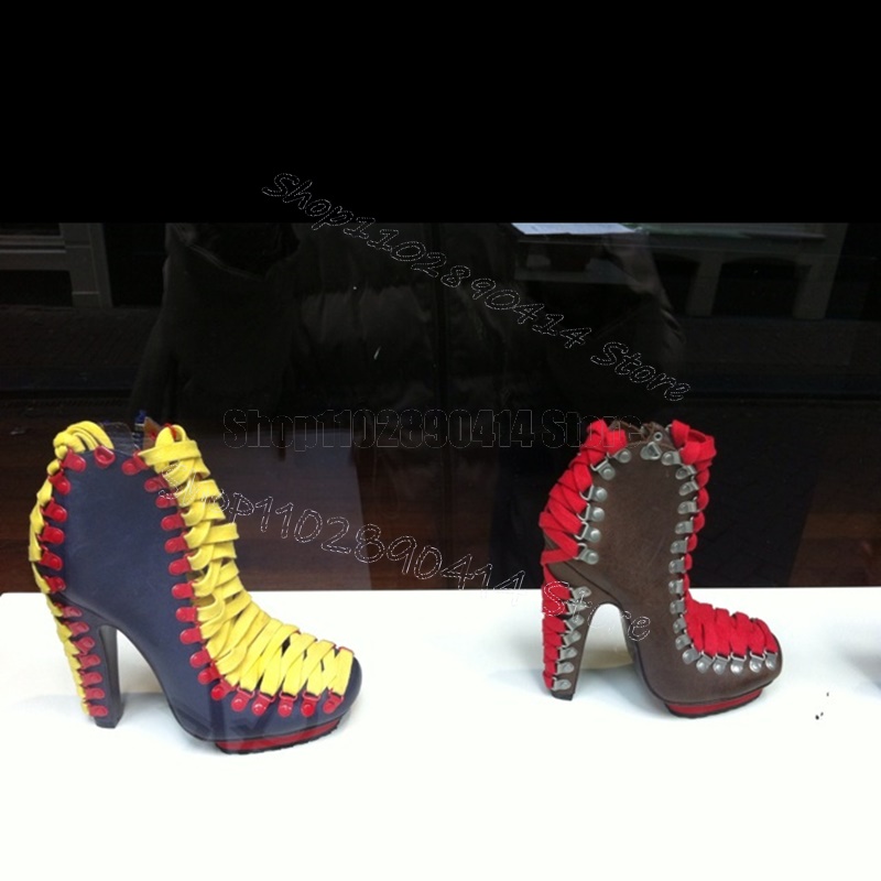 Yellow Strappy Blue Suede Squa - огляд і ціна Women'S Shoes Navy Blue